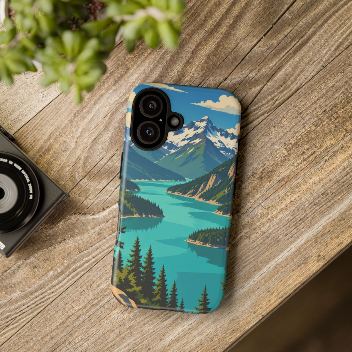 Cascades — Diablo Blue iPhone Tough Case