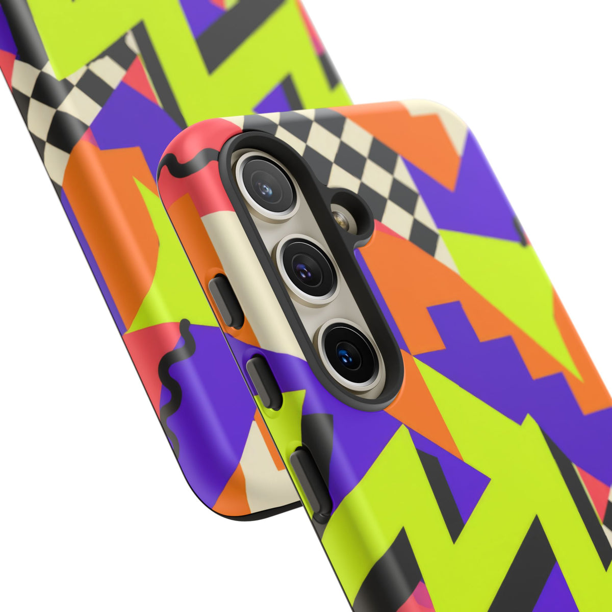 Acid Arcade Samsung Galaxy Tough Case | Bright Retro Geometry