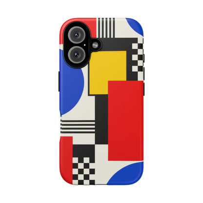 Primary Frequency iPhone Tough Case | Primary Color Geometry