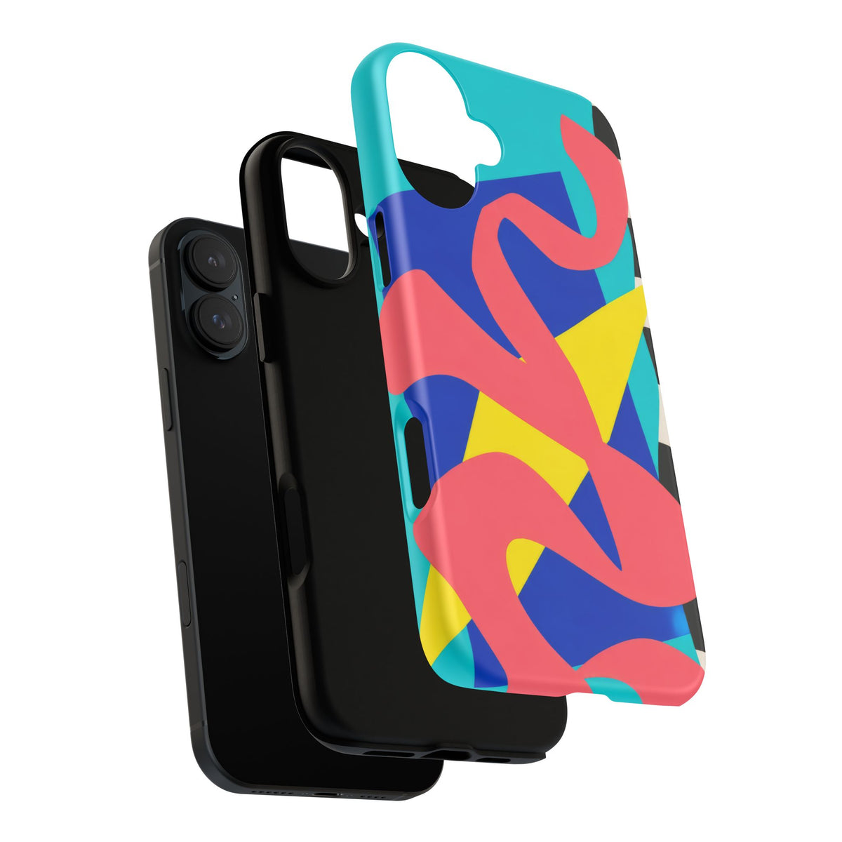 Cut Loose iPhone Tough Case | Retro Abstract Art