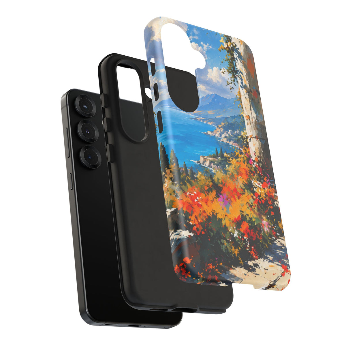 Azure Sanctuary Samsung Galaxy Tough Case | Painterly Coastal Landscape