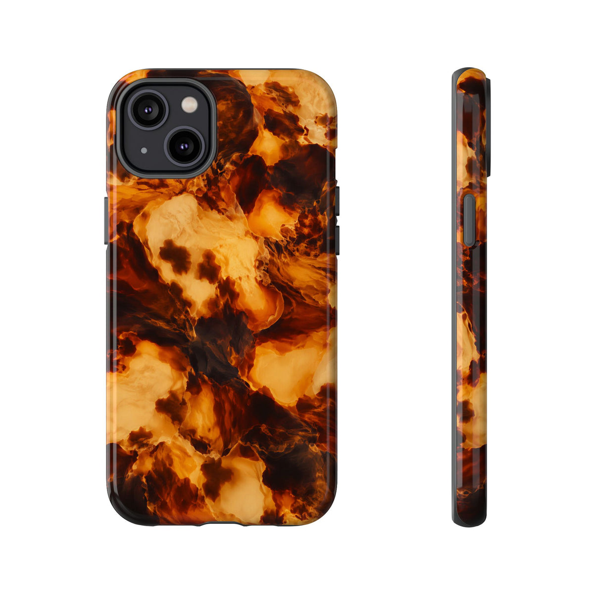 Amber Marble iPhone Tough Case | Amber Mosaic