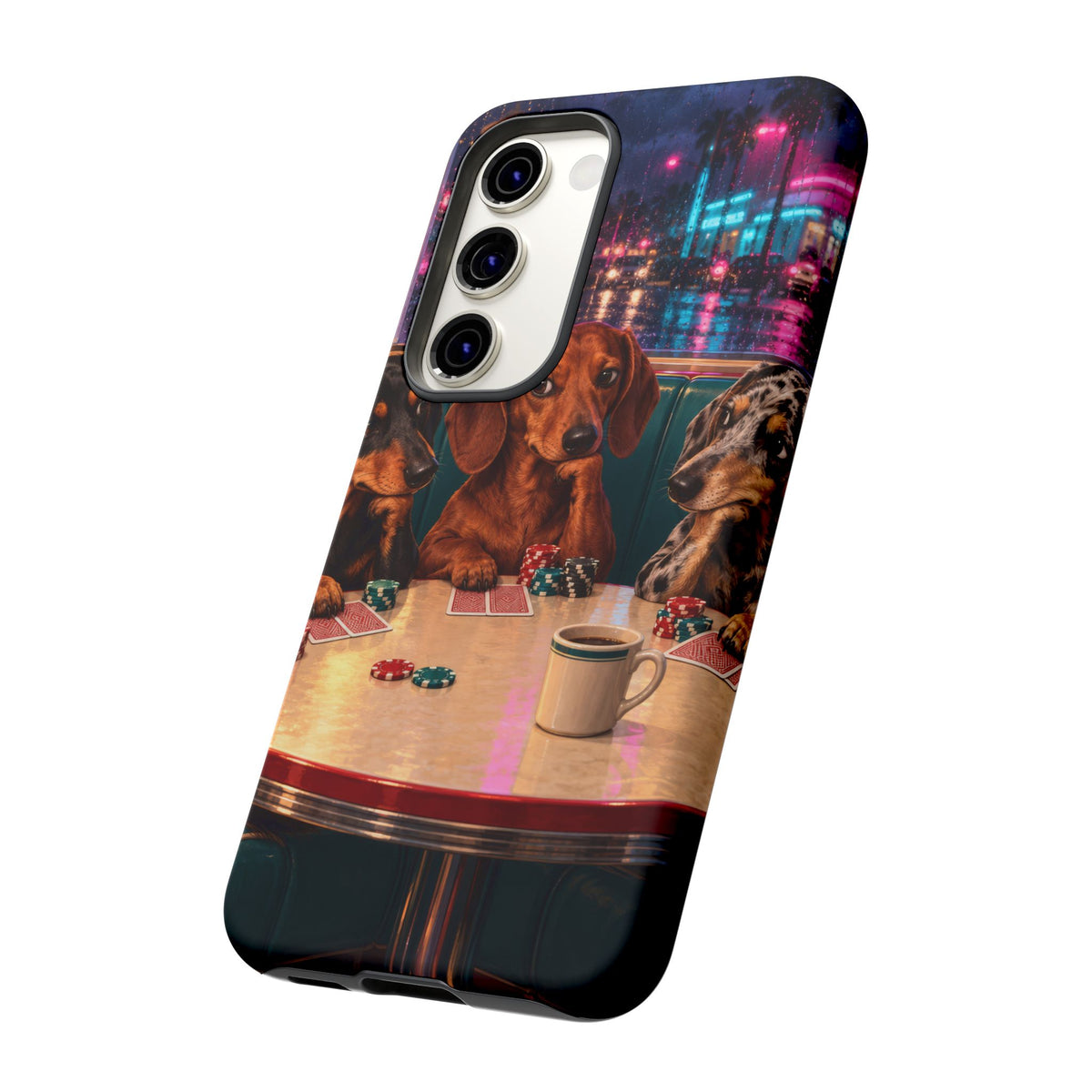 All-Night Aces Samsung Galaxy Tough Case | dachshund poker