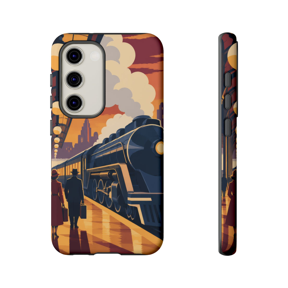 Travel by Train — Night Departure Samsung Galaxy Tough Case | train travel