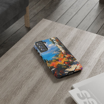 Azure Sanctuary Samsung Galaxy Tough Case | Painterly Coastal Landscape
