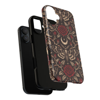 Velvet Moth Masquerade iPhone Tough Case | gothic moth