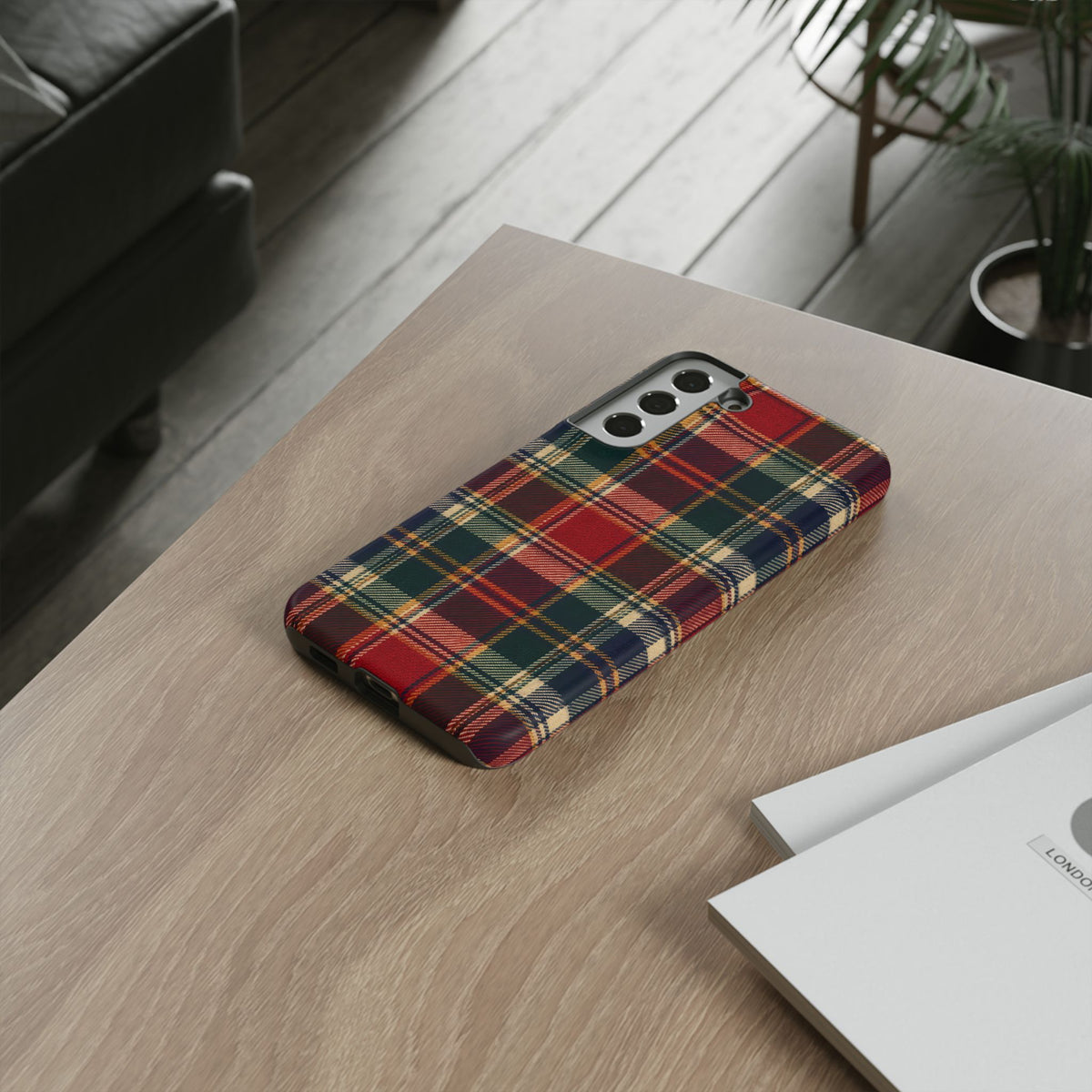 Highland Holiday Samsung Galaxy Tough Case | christmas plaid