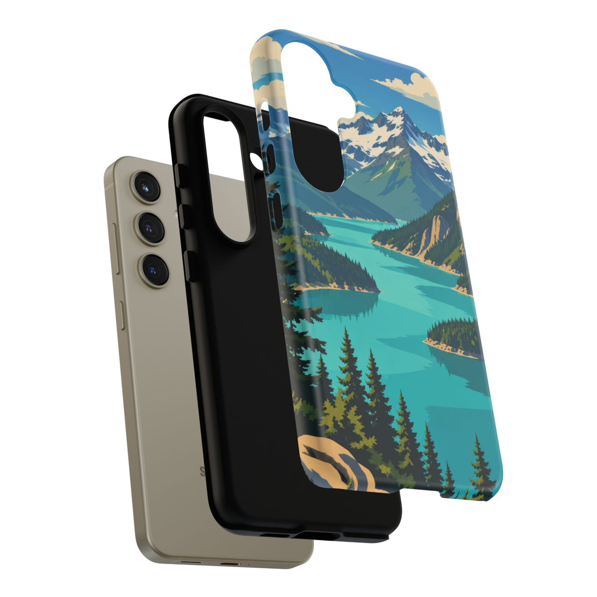 Cascades — Diablo Blue Samsung Galaxy Tough Case