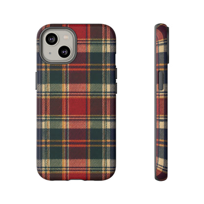 Highland Holiday iPhone Tough Case | christmas plaid