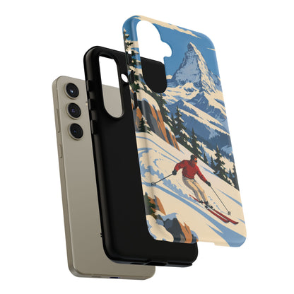 Swiss Skiing — Downhill Arc Samsung Galaxy Tough Case