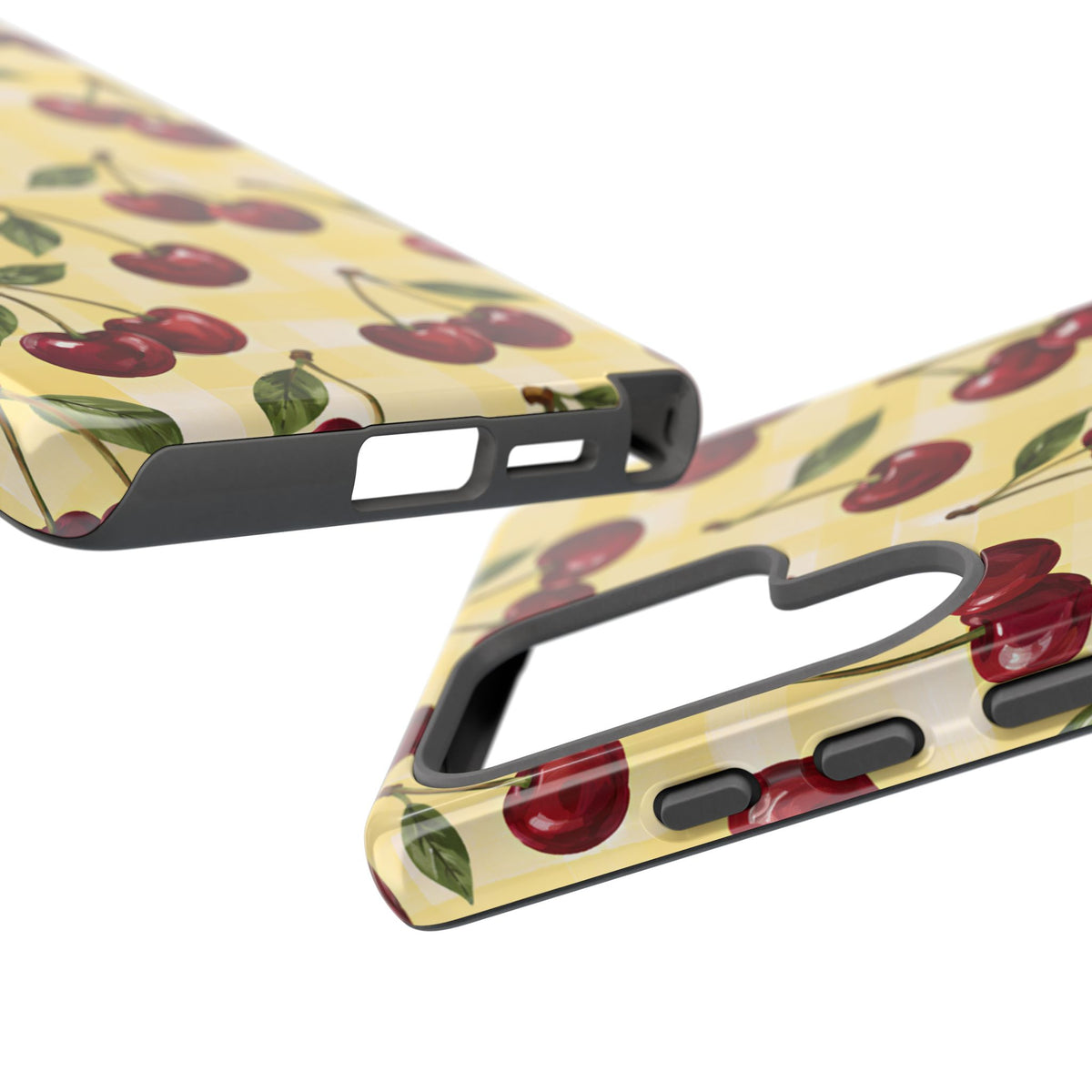 Cherry Gingham Samsung Galaxy Tough Case | Cherry Picnic