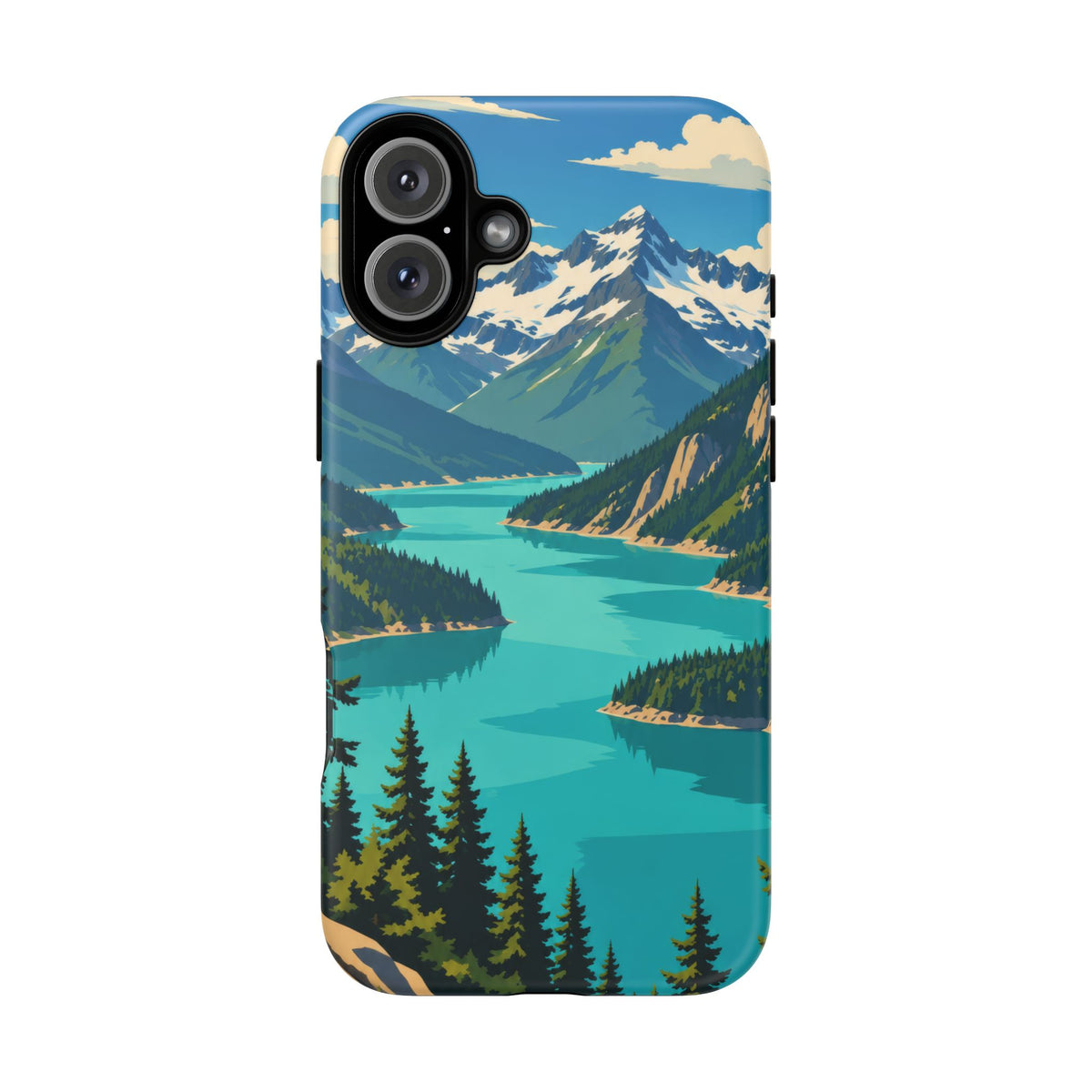 Cascades — Diablo Blue iPhone Tough Case