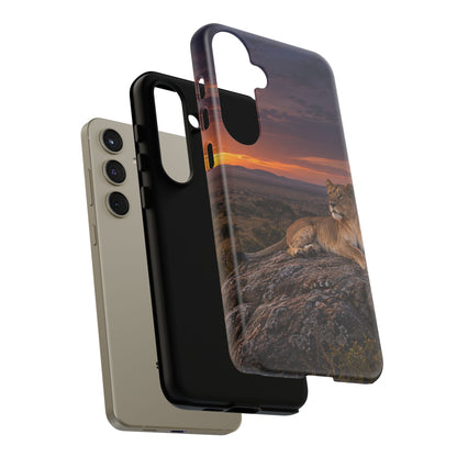 Lioness in the Blue Hour Samsung Galaxy Tough Case