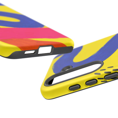 Offbeat Samsung Galaxy Tough Case | Abstract Color Block Art
