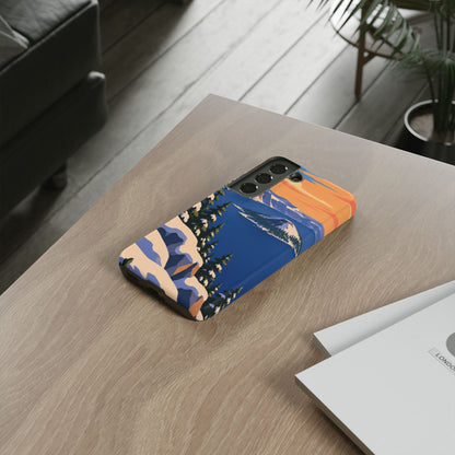 Crater Lake — Winter Caldera Samsung Galaxy Tough Case