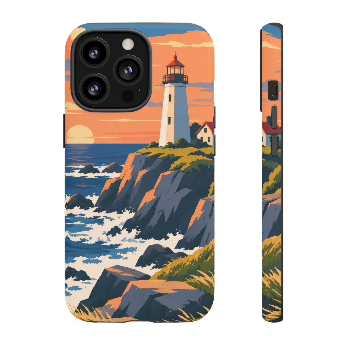 Lighthouse — Atlantic Beacon iPhone Tough Case