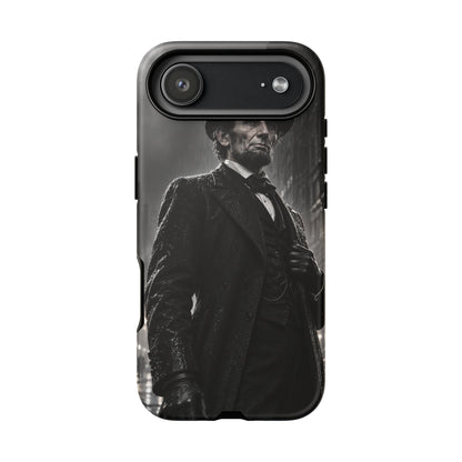Abe after Midnight iPhone Tough Case | noir lincoln