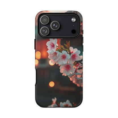 Kyoto Blossom Lanterns iPhone Tough Phone Case