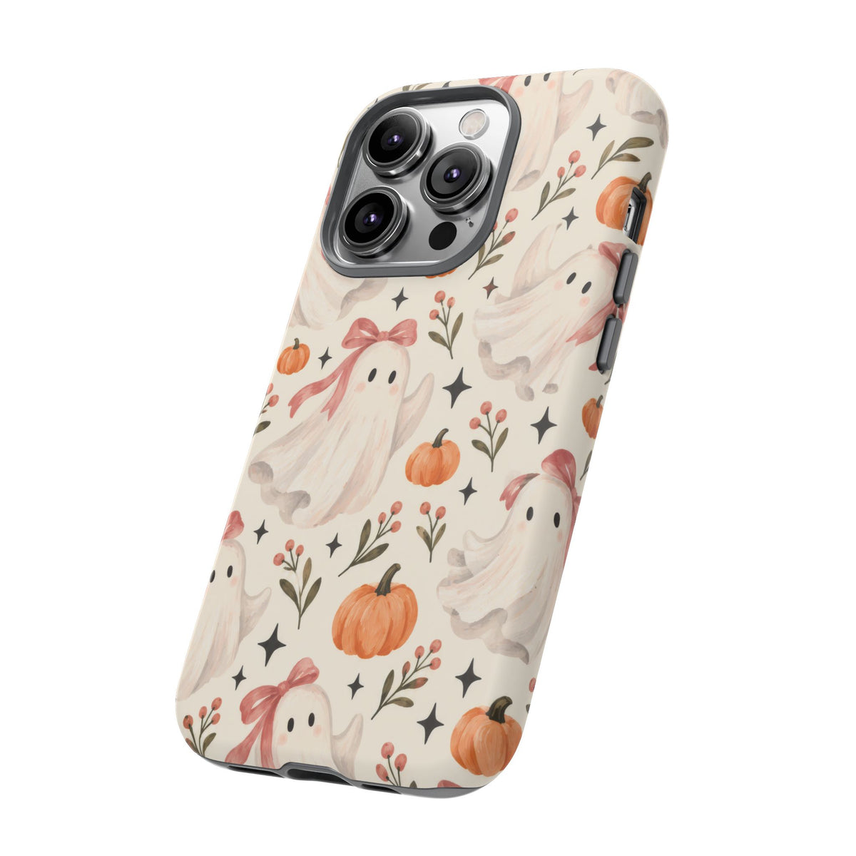 Blush Boo Social iPhone Tough Case | cute ghost