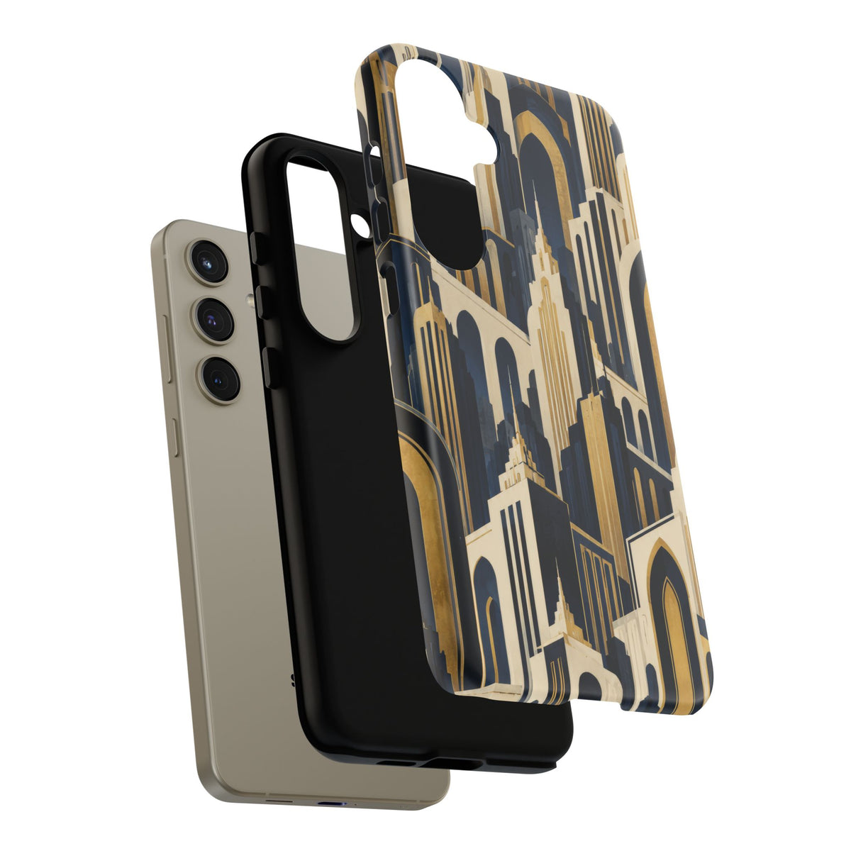 Midnight Metropolis Samsung Galaxy Tough Case | art deco
