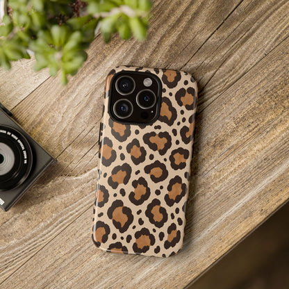 Leopard Print iPhone Tough Case | Cocoa Wildcat