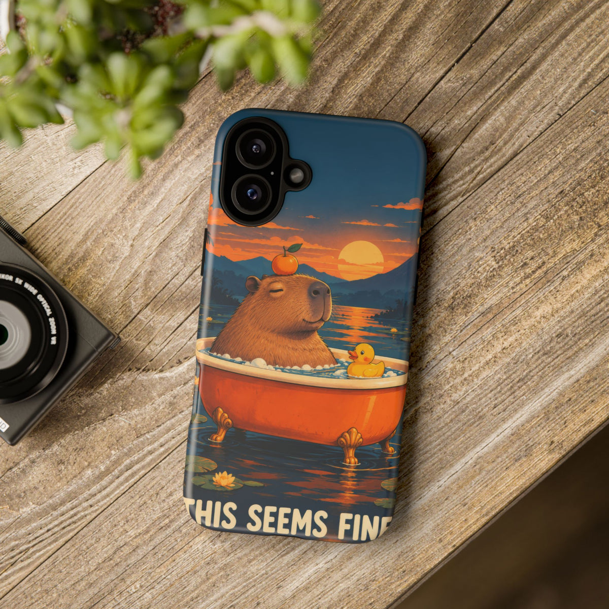 Minor Inconvenience iPhone Tough Case | funny capybara