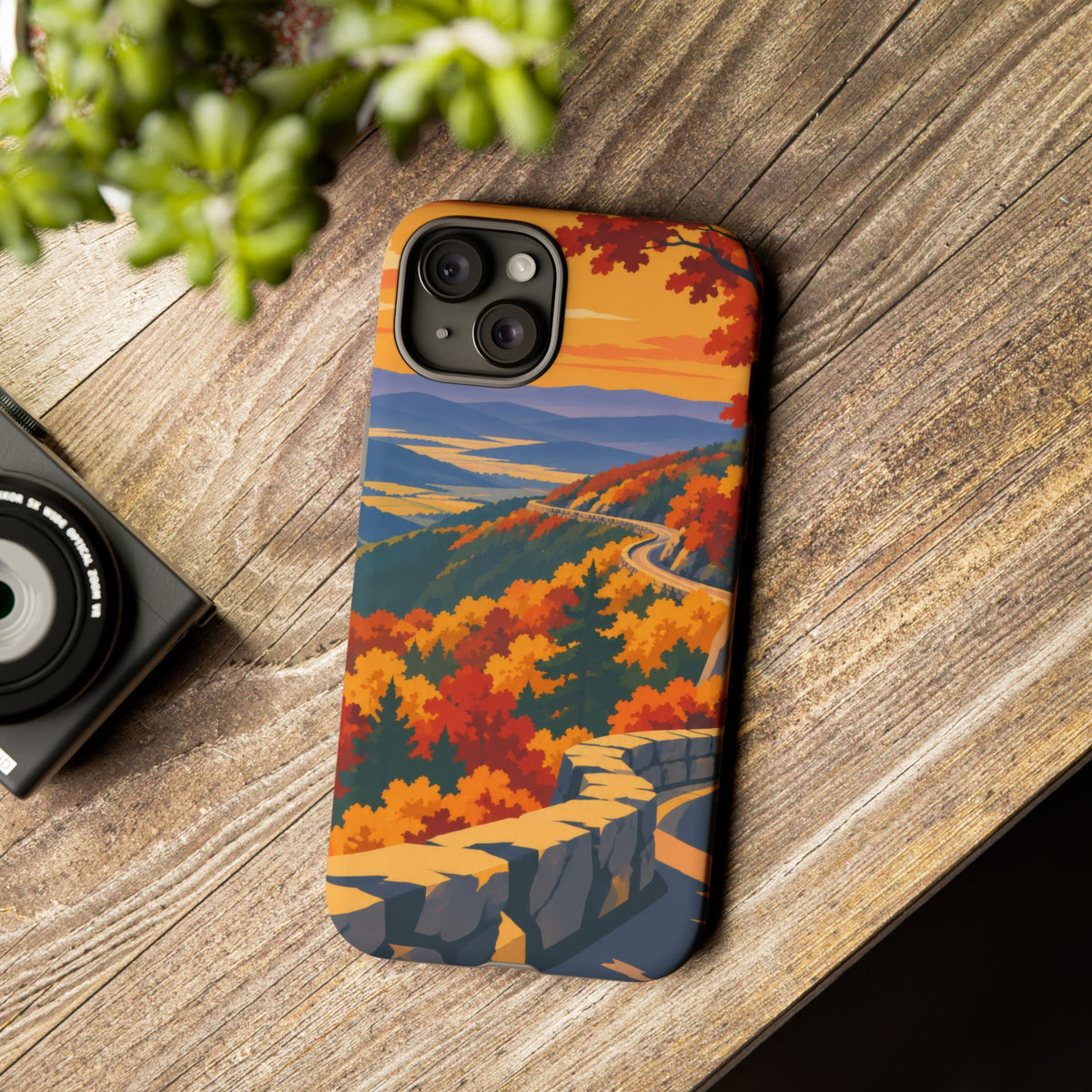 Skyline Drive — Overlook Gold iPhone Tough Case