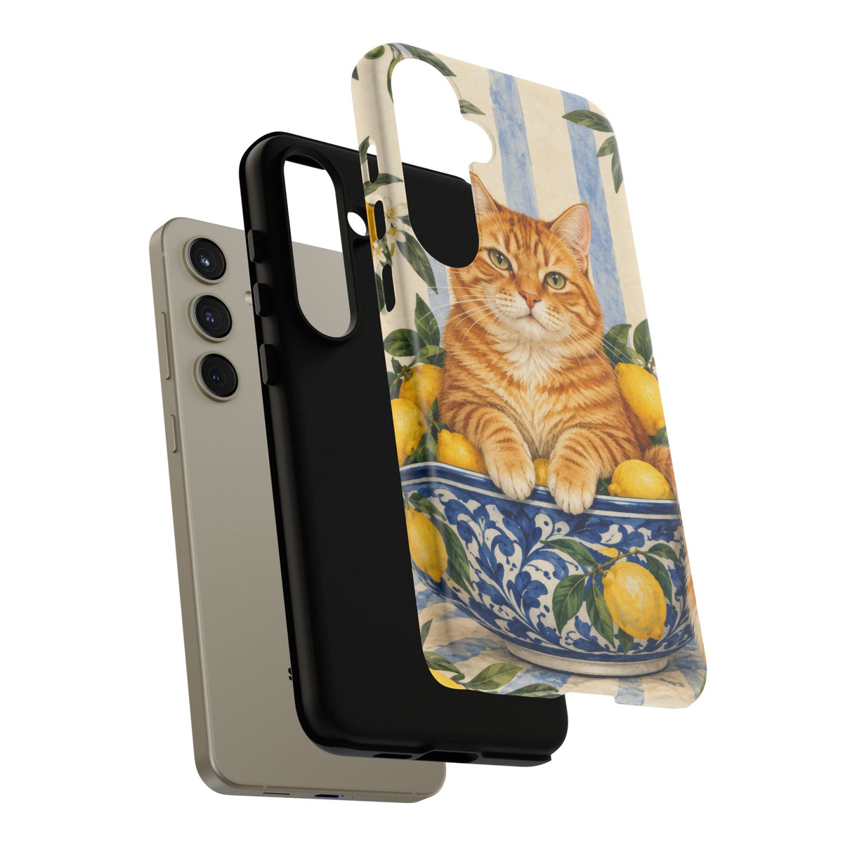 Citrus Inspector Samsung Galaxy Tough Case | ginger cat