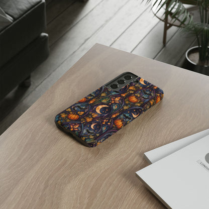 Amber Moon Window Samsung Galaxy Tough Case | celestial halloween