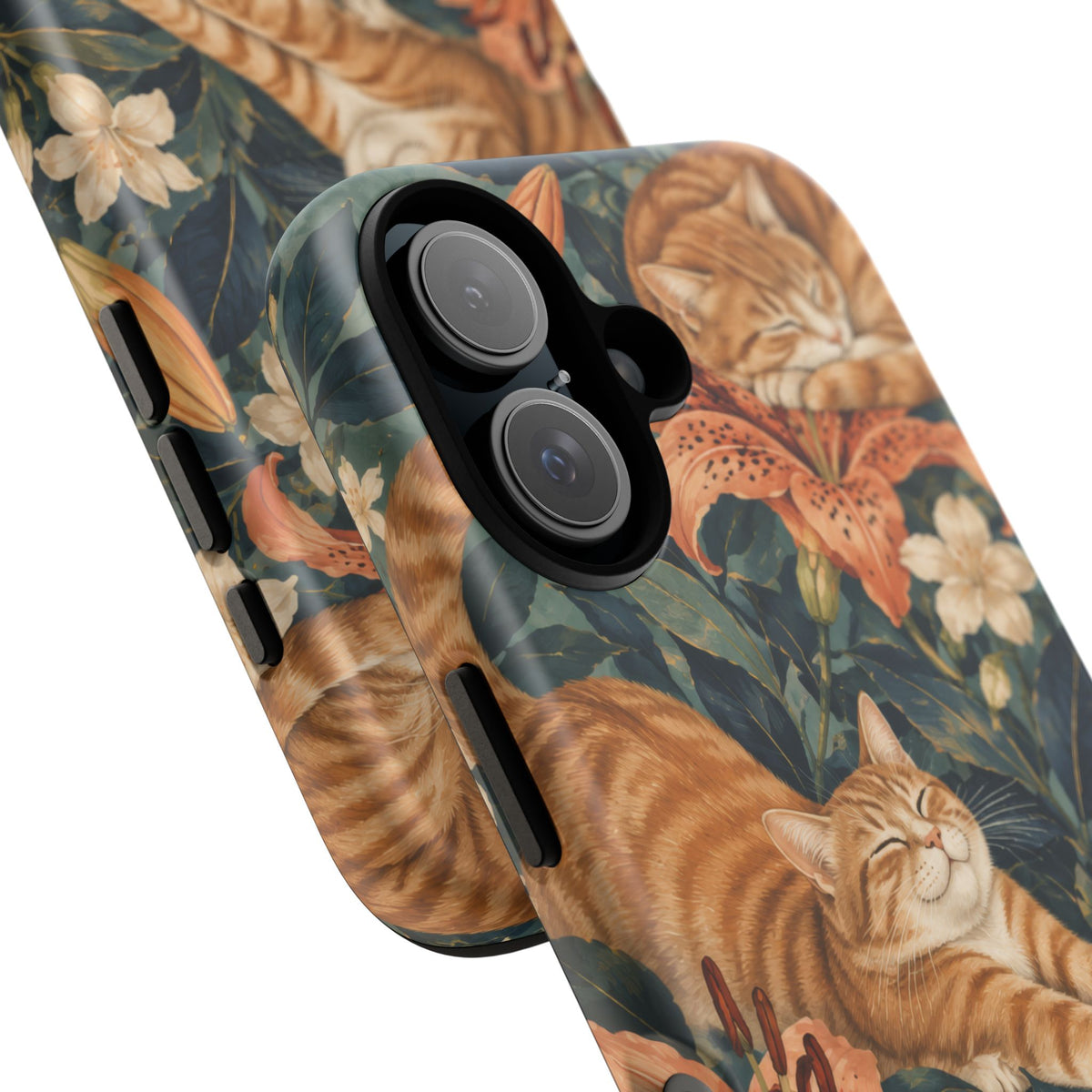 Tiger Lily Tabby iPhone Tough Case | tabby cats