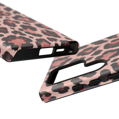 Wild Burgundy Samsung Galaxy Tough Case | leopard print