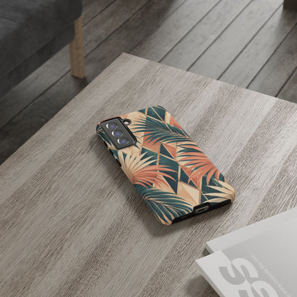 Coral Palm Pavilion Samsung Galaxy Tough Case | art deco