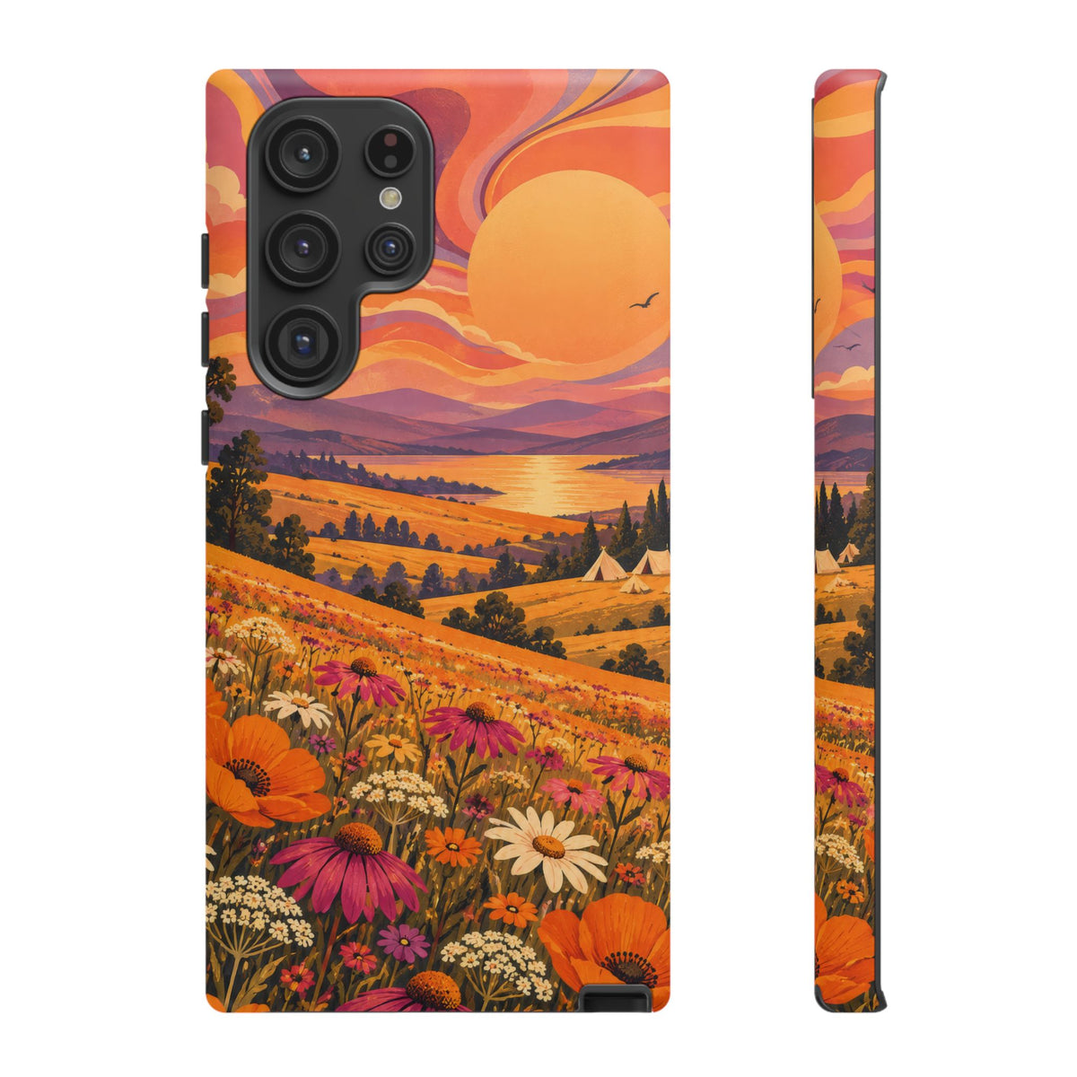 Golden Field Reverie Samsung Galaxy Tough Case | sixties festival
