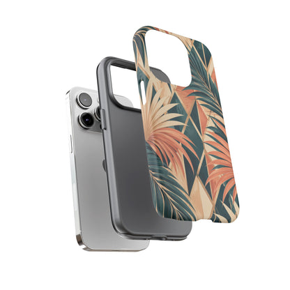 Coral Palm Pavilion iPhone Tough Case | art deco