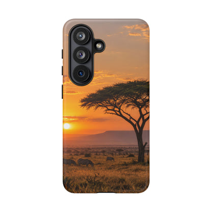 Amber Acacia Samsung Galaxy Tough Case | african sunset