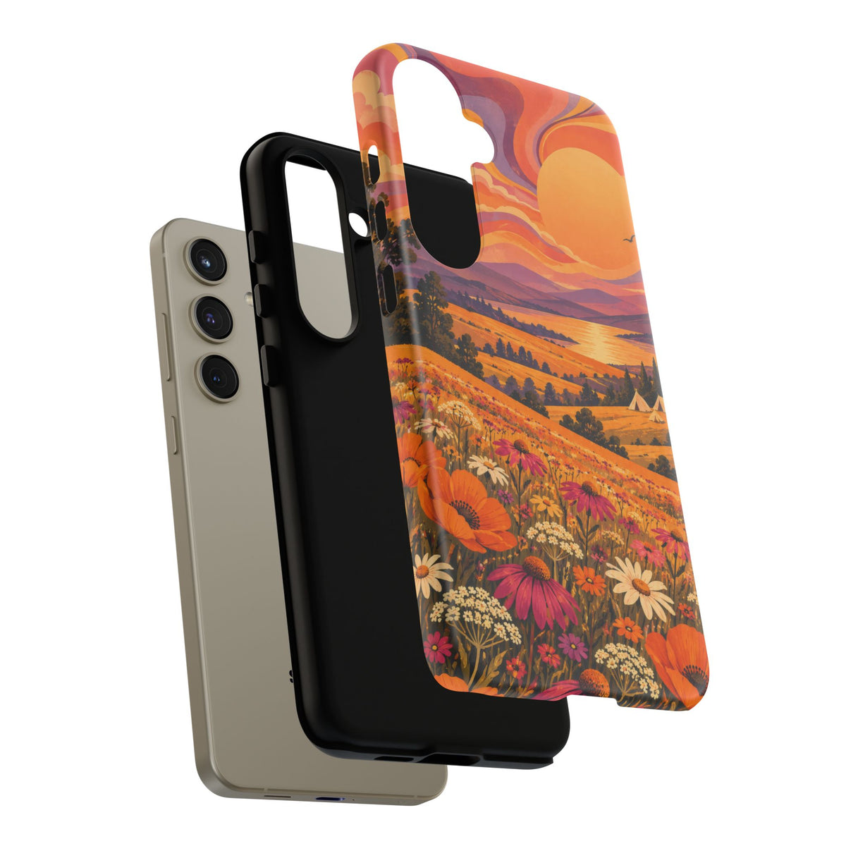 Golden Field Reverie Samsung Galaxy Tough Case | sixties festival