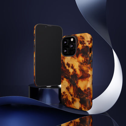 Amber Marble iPhone Tough Case | Amber Mosaic