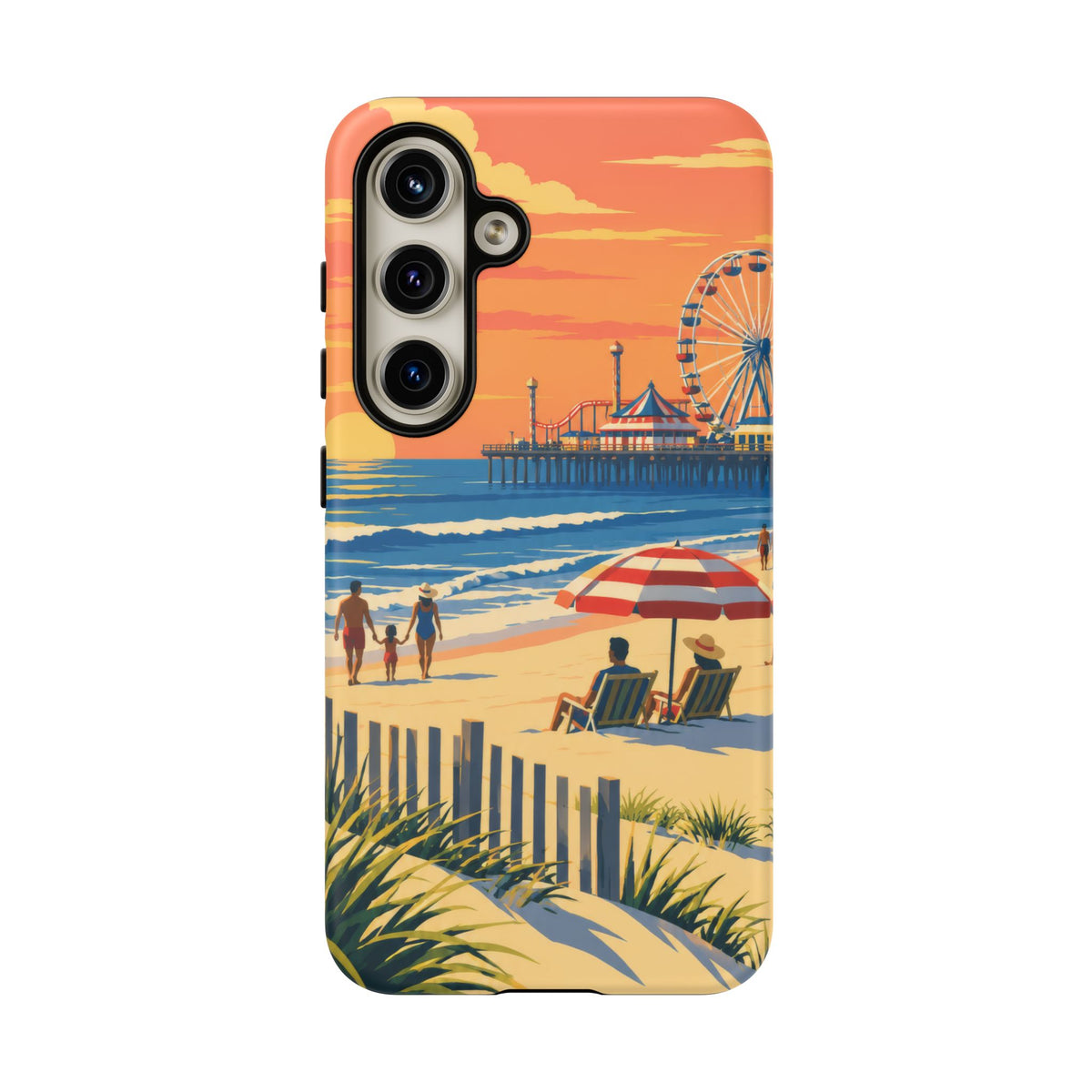 New Jersey Shore — Boardwalk Summer Samsung Galaxy Tough Case