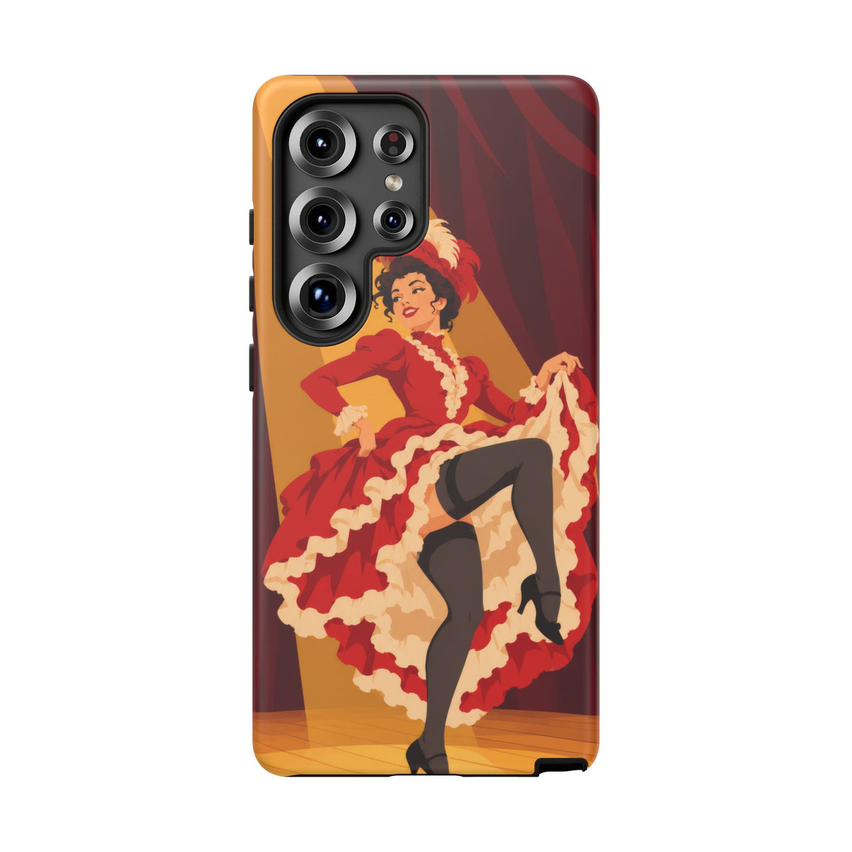 Moulin Rouge Dancer — Crimson Cabaret Samsung Galaxy Tough Case | cabaret dancer