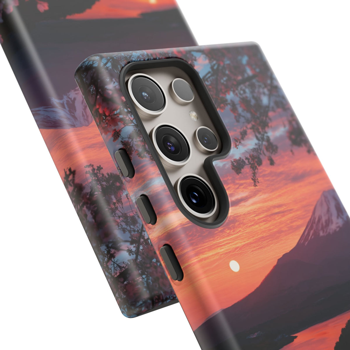 Fuji Moonlit Sakura Samsung Galaxy Tough Phone Case