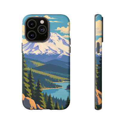 Mount Shasta — Snowlight iPhone Tough Case