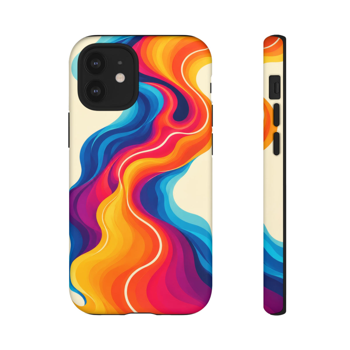 Electric Tide iPhone Tough Case | psychedelic wave