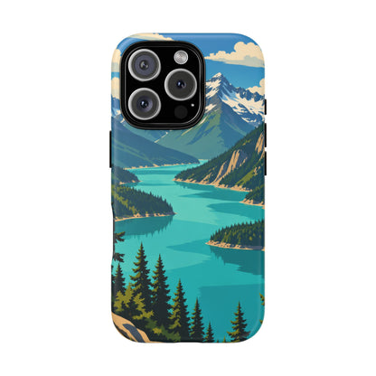 Cascades — Diablo Blue iPhone Tough Case