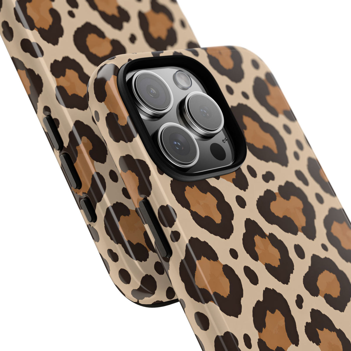 Leopard Print iPhone Tough Case | Cocoa Wildcat