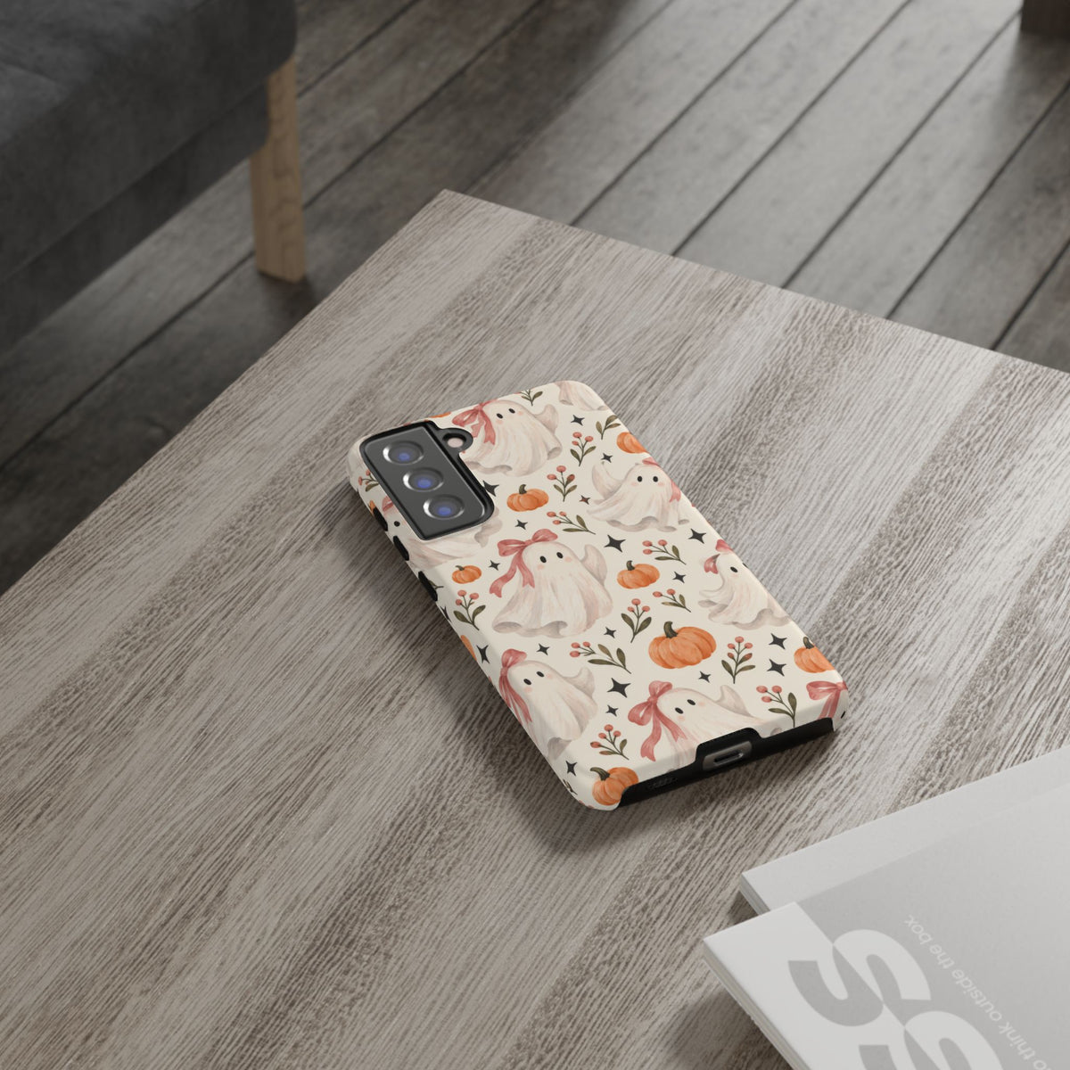Blush Boo Social Samsung Galaxy Tough Case | cute ghost