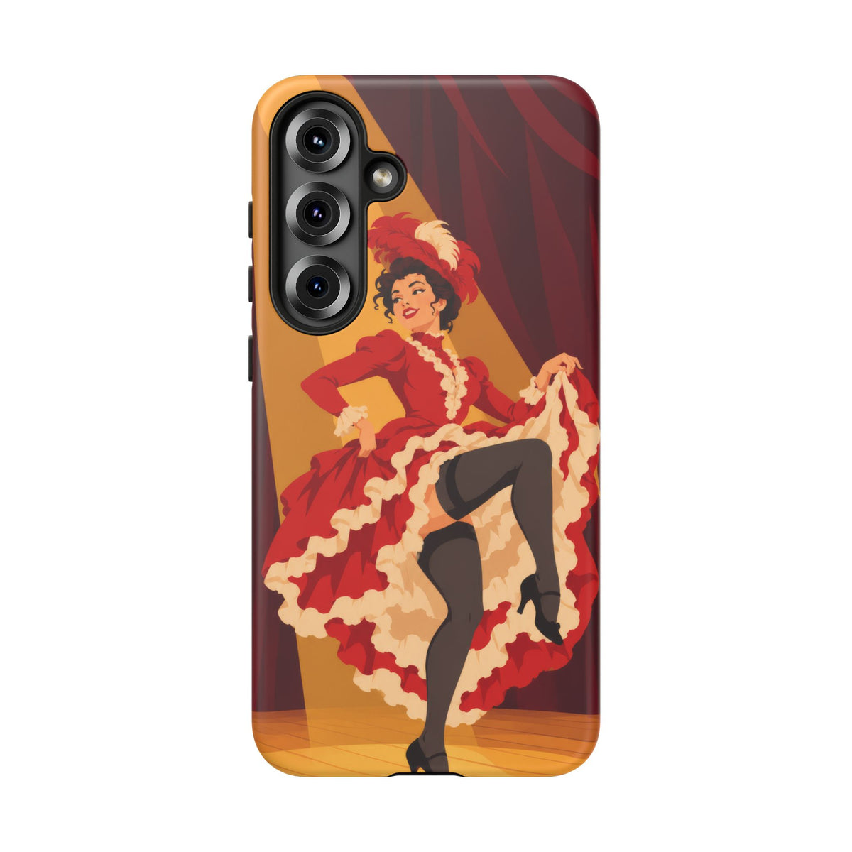 Moulin Rouge Dancer — Crimson Cabaret Samsung Galaxy Tough Case | cabaret dancer