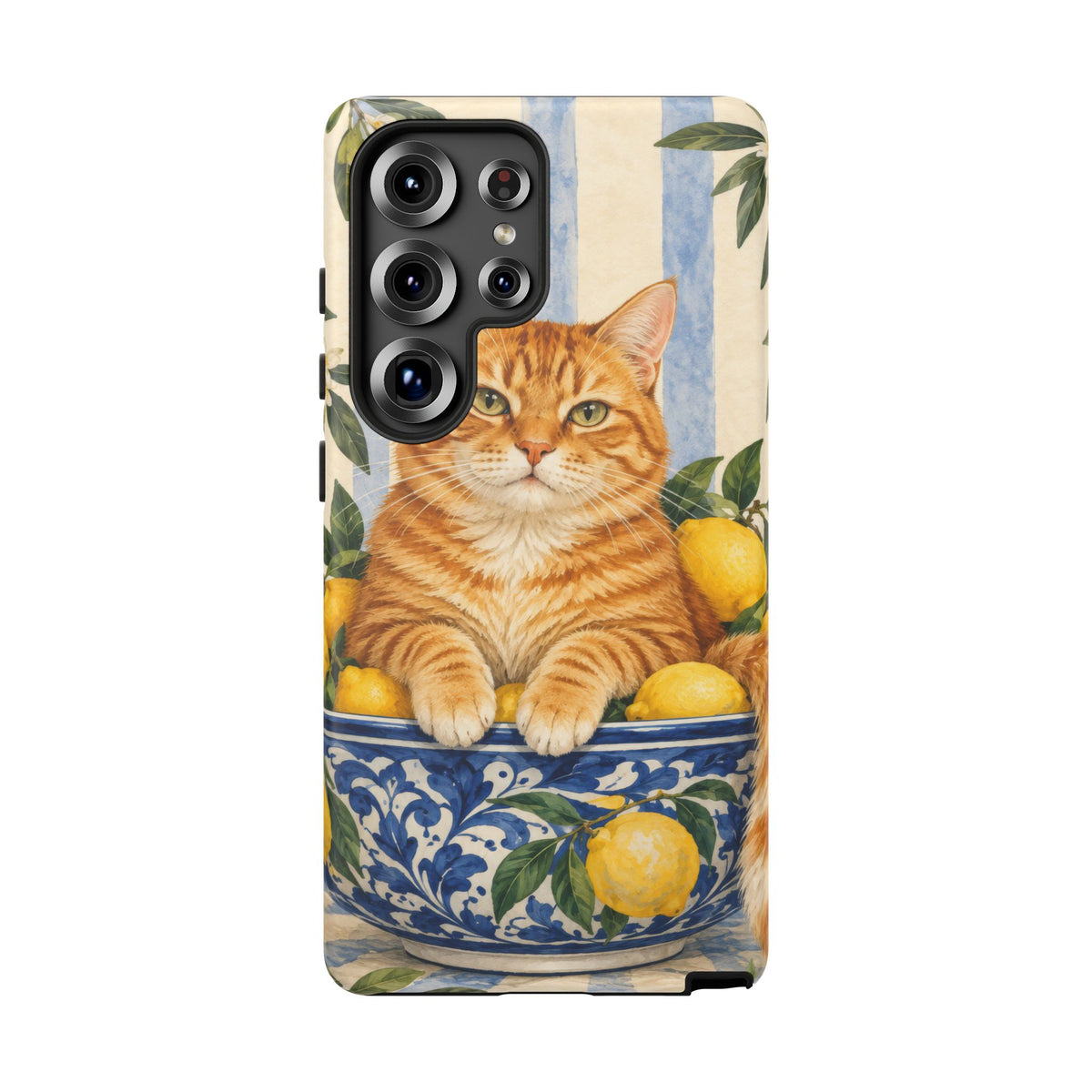 Citrus Inspector Samsung Galaxy Tough Case | ginger cat