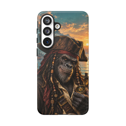 Pirate Gorilla Samsung Galaxy Tough Case | Captain Silverback
