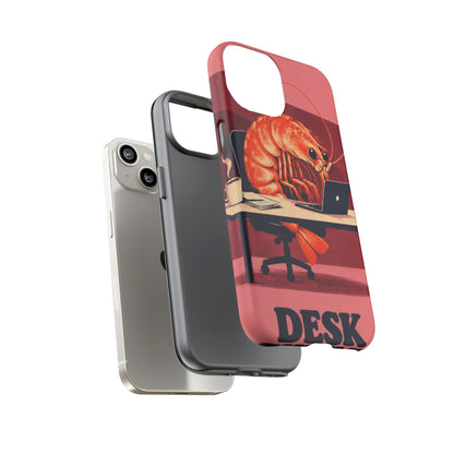 Desk Shrimp iPhone Tough Case