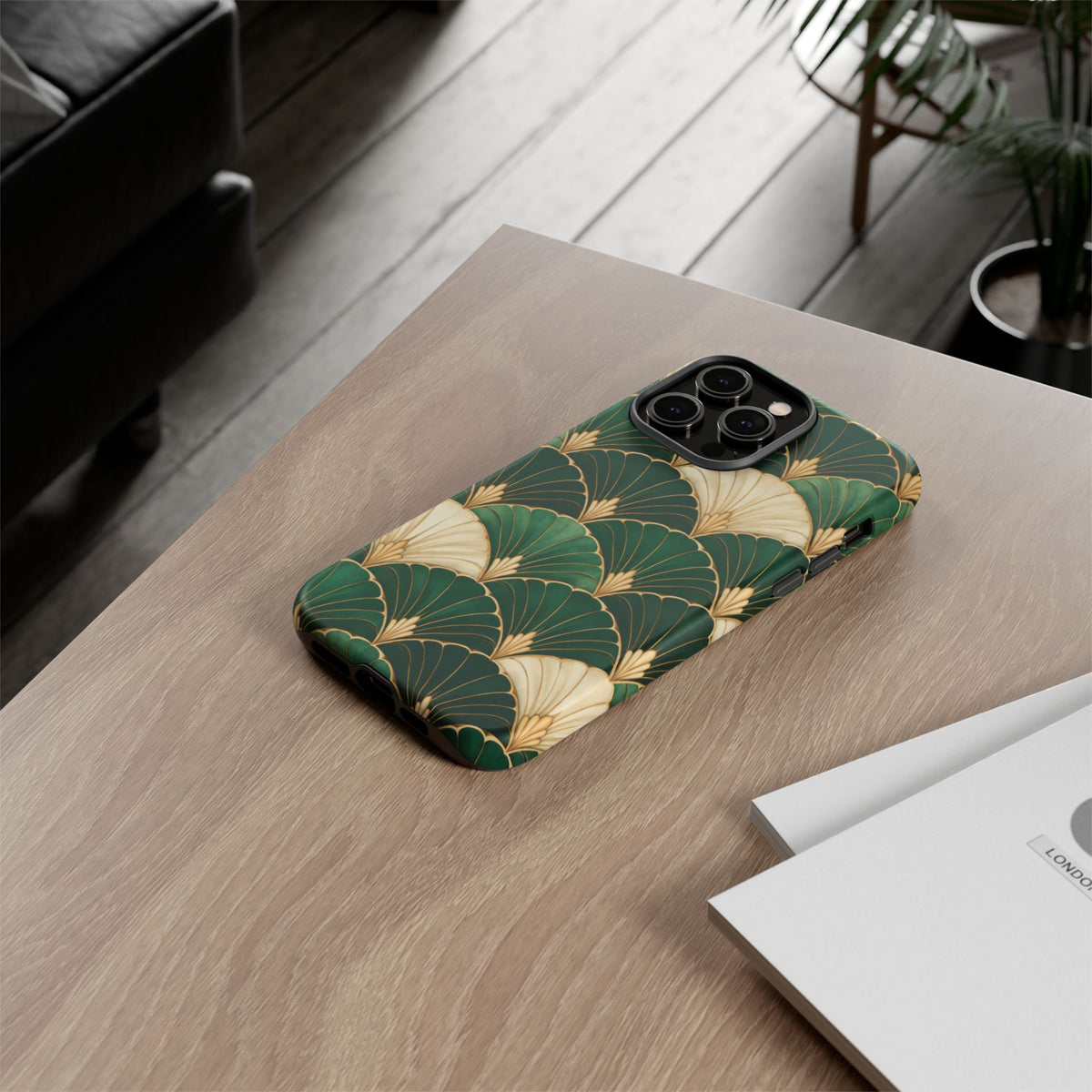 Emerald Salon iPhone Tough Case | art deco